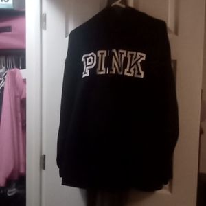 Pink black Hoodie with pink pink sweat pants